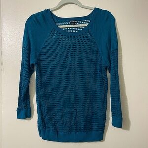 Express turquoise sweater